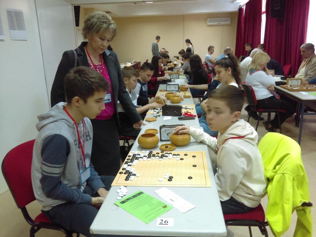 First Project Phase: Mirjana with pupils during the NIŠ OPEN 2017